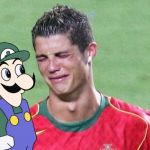 wEeGeE stares at Cristiano Ronaldo | image tagged in memes,funny,football,soccer,cristiano ronaldo,weegee | made w/ Imgflip meme maker