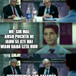 3 idiots | INTERVIEWER:WHAT IS YOUR TALENT ? ME: SIR MAI ANSU POCHTA NI JAHN SE ATE HAI WAHI DABA LETA HUU; INTERVIEWER: SIR, SALARY? | image tagged in 3 idiots | made w/ Imgflip meme maker