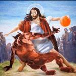 Jesus vs Satan in Basketball