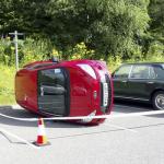 ford ka flipped