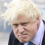 Pissed Boris Johnson