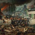 Prussian Attack at Plancenoit by Adolf Northern