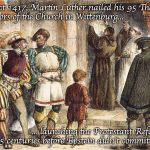 MARTIN LUTHER - 95 THESES | On 31 Oct 1417, Martin Luther nailed his 95 Theses
to the doors of the Church in Wittenburg... ... launching the Protestant Reformation
over 5 centuries before Epstein didn't commit suicide!! | image tagged in martin luther - 95 theses | made w/ Imgflip meme maker