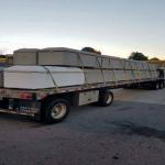 COFFIN VAULTS on TRUCK