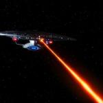 Enterprise D firing phasers