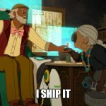 Rwby Maria x Pietro | I SHIP IT | image tagged in rwby maria x pietro | made w/ Imgflip meme maker