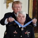 Trump giving Medal of Honor