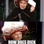 Carnac the Magnificent 3 | ALOE VERA; HOW DOES DICK VAN DYKE GREET A WOMAN NAMED VERA? | image tagged in carnac the magnificent 3 | made w/ Imgflip meme maker