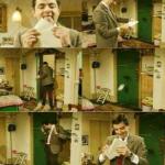 Mr Bean Mailing himself