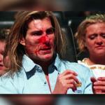 Fabio hit by goose on rollercoaster