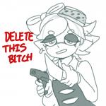 Marie with a knife and a gun meme