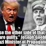 Goebbels Trump meme