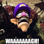 W40K Warhammer Ork Orks Good fight Boss ! | WAAAAAAAGH! | image tagged in w40k warhammer ork orks good fight boss | made w/ Imgflip meme maker