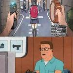 Hank Hill does the good thing meme