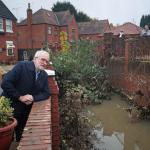 Corbyn looks at flood