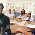 Captain America Waking Up Black People Same Dinner Table