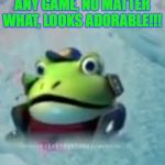 SLIPPY TOAD IS ADORABLE!!!!!!!!!!!! | SLIPPY TOAD IN ANY GAME, NO MATTER WHAT, LOOKS ADORABLE!!! =)!!!!!!!!!!!!!!!!!!!!!!!!!!!!!!!!!!!!! | image tagged in slippy toad is adorable | made w/ Imgflip meme maker