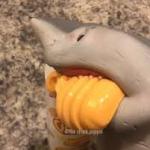 Shark Puppet Yeah Cheese