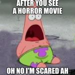 i'm so scared of the horror movie