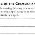 Ring of the Grammarian