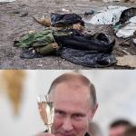 Dead Ukrainians make Putin happy meme