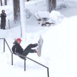 snowboarder fail GIF Template