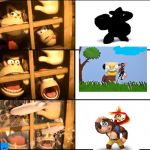 Donkey Kong and Diddy Kong surprised | image tagged in donkey kong and diddy kong surprised | made w/ Imgflip meme maker