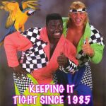 80s fashion | KEEPING IT TIGHT SINCE 1985 | image tagged in 80s fashion | made w/ Imgflip meme maker