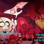 Hazbin Hotel Shock and Confusion | The class clown making class hell for the teacher; Everyone watching the teacher break down | image tagged in hazbin hotel shock and confusion | made w/ Imgflip meme maker