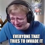 carson crying again | SWITZERLAND; EVERYONE THAT TRIES TO INVADE IT | image tagged in carson crying again | made w/ Imgflip meme maker