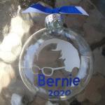Bernie Sanders Christmas ornament