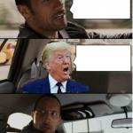 Rock Driving Trump