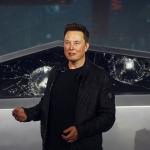 Elon Musk Broken Cybertruck Windows