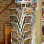 comic book rack