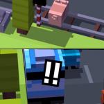 Crossy Road Train meme