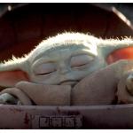 Baby Yoda using the force