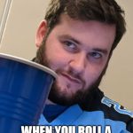 smirkingDerek | THE FACE YOU MAKE; WHEN YOU ROLL A 20 ON YOUR DEX SAVE. | image tagged in smirkingderek | made w/ Imgflip meme maker