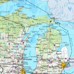 map  of Michigan