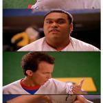 Baseketball Squeak unlikely psych-out or bad pun meme