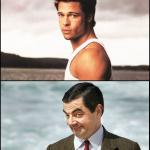 Brad Pitt vs Mr Bean