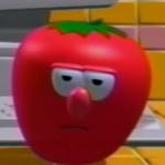 Annoyed Bob the Tomato meme