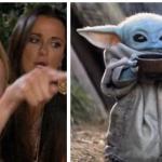 Woman Angry at Baby Yoda