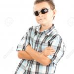 Cool kid with sunglasses
