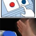 Choosing the Nut Button meme