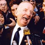 Ross Perot laughing