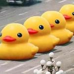 Ducks Tiananmen Square