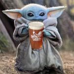Baby Yoda Beer meme