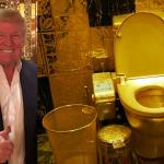 Donald Trump and his Golden Toilet