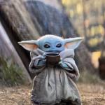 Baby Yoda coffee meme