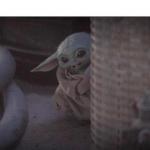 Cute baby yoda meme